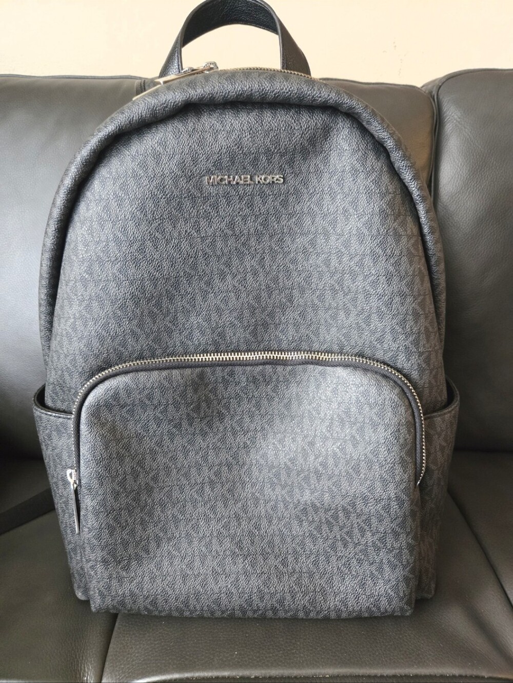 Michael Kors Black Logo Backpack